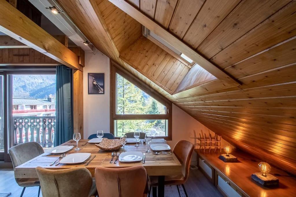 Bel Appartement Entier En Style Chalet A Шамони Екстериор снимка