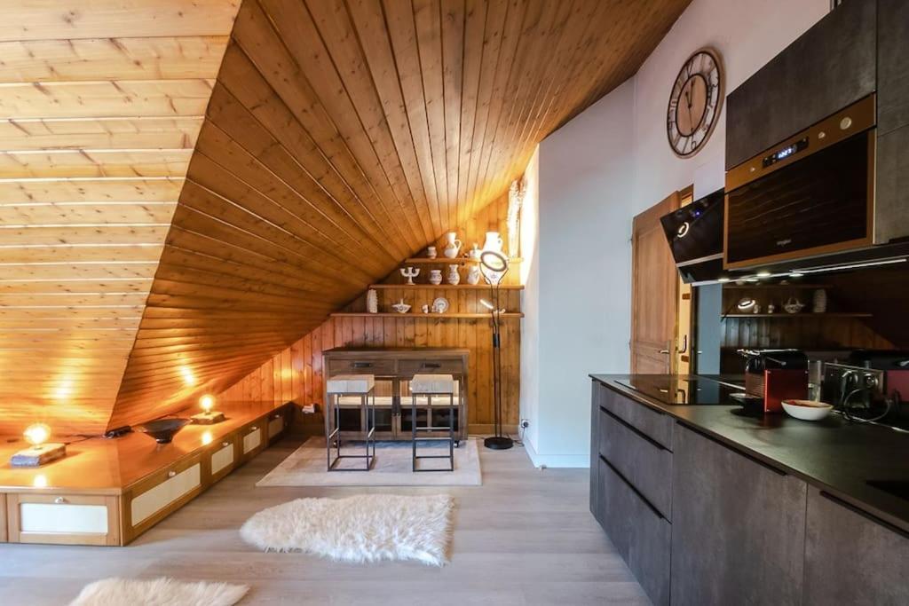 Bel Appartement Entier En Style Chalet A Шамони Екстериор снимка