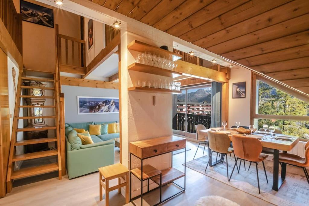 Bel Appartement Entier En Style Chalet A Шамони Екстериор снимка