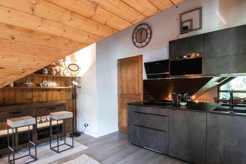 Bel Appartement Entier En Style Chalet A Шамони Екстериор снимка