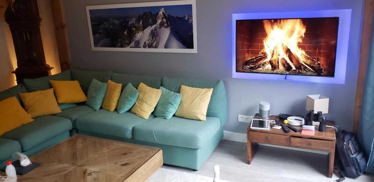 Bel Appartement Entier En Style Chalet A Шамони Екстериор снимка